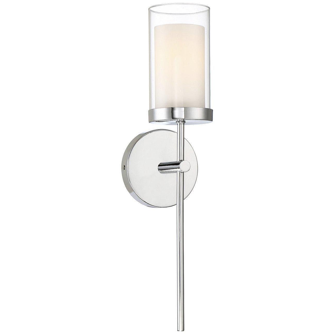 Meridian Lite Trends - Meridian One Light Wall Sconce - M90016CH | Montreal Lighting & Hardware