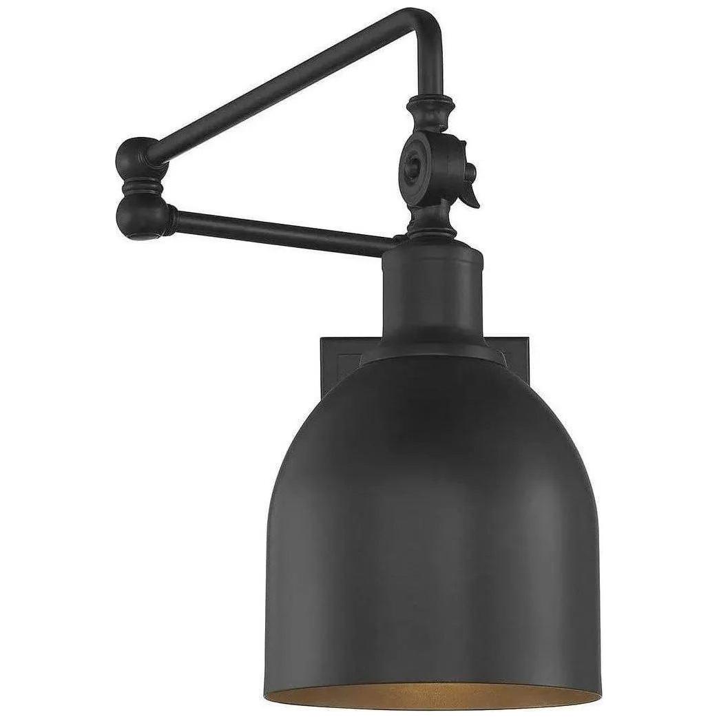 Meridian Lite Trends - Meridian One Light Wall Sconce - M90019MBK | Montreal Lighting & Hardware