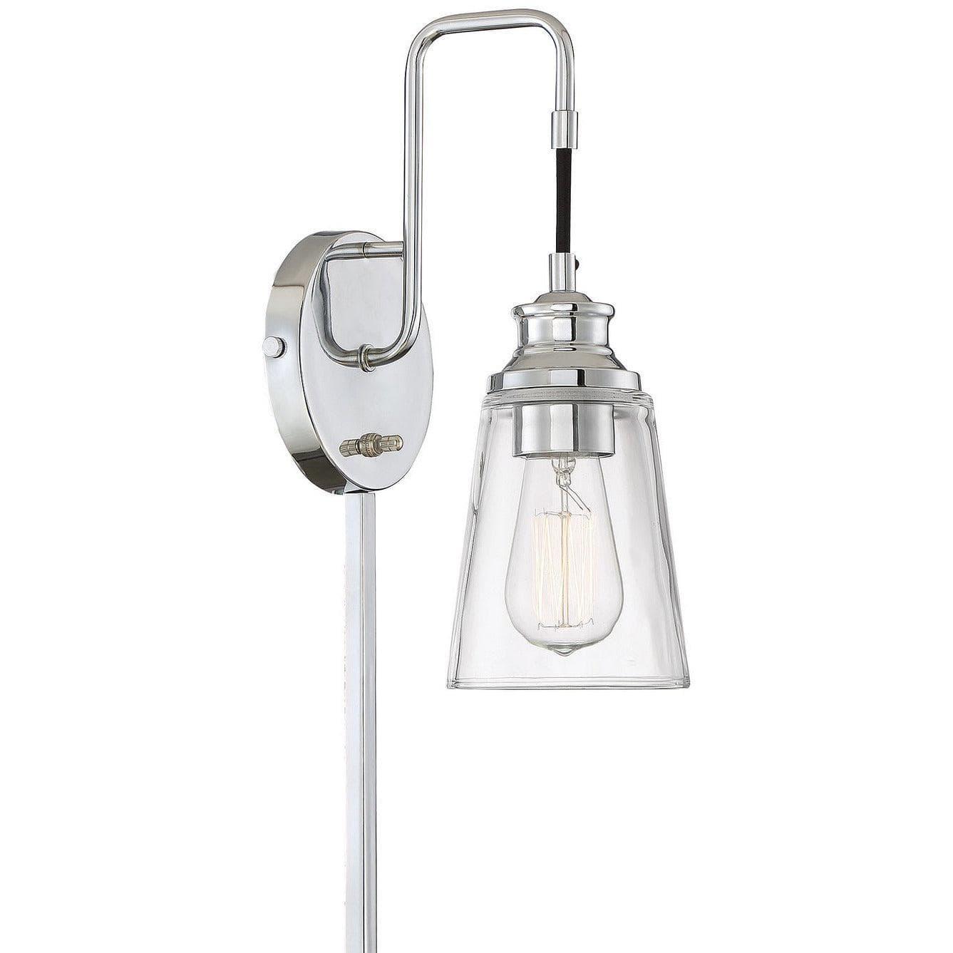 Meridian Lite Trends - Meridian One Light Wall Sconce - M90053CH | Montreal Lighting & Hardware