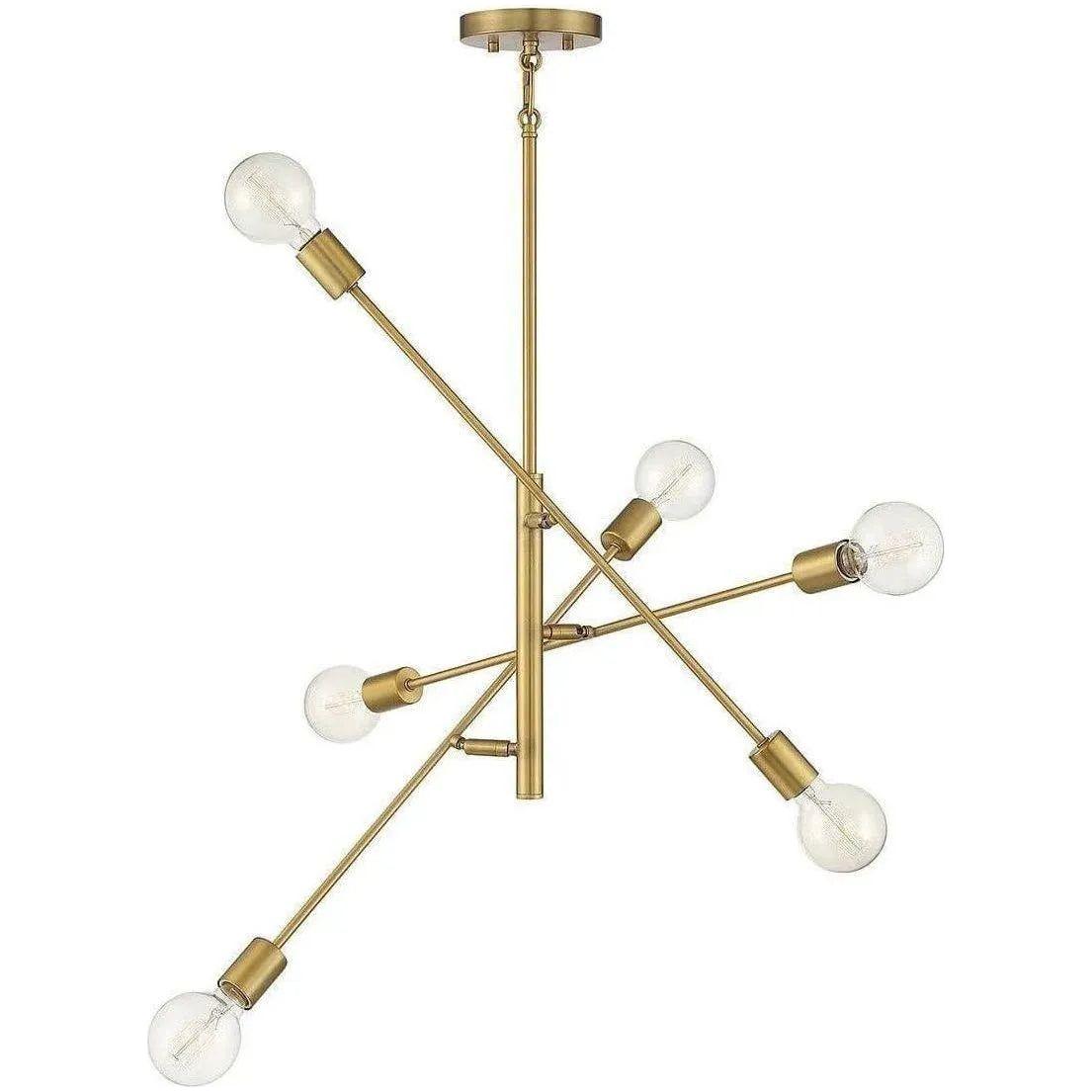 Meridian Lite Trends - Meridian Six Light Chandelier - M10084NB | Montreal Lighting & Hardware