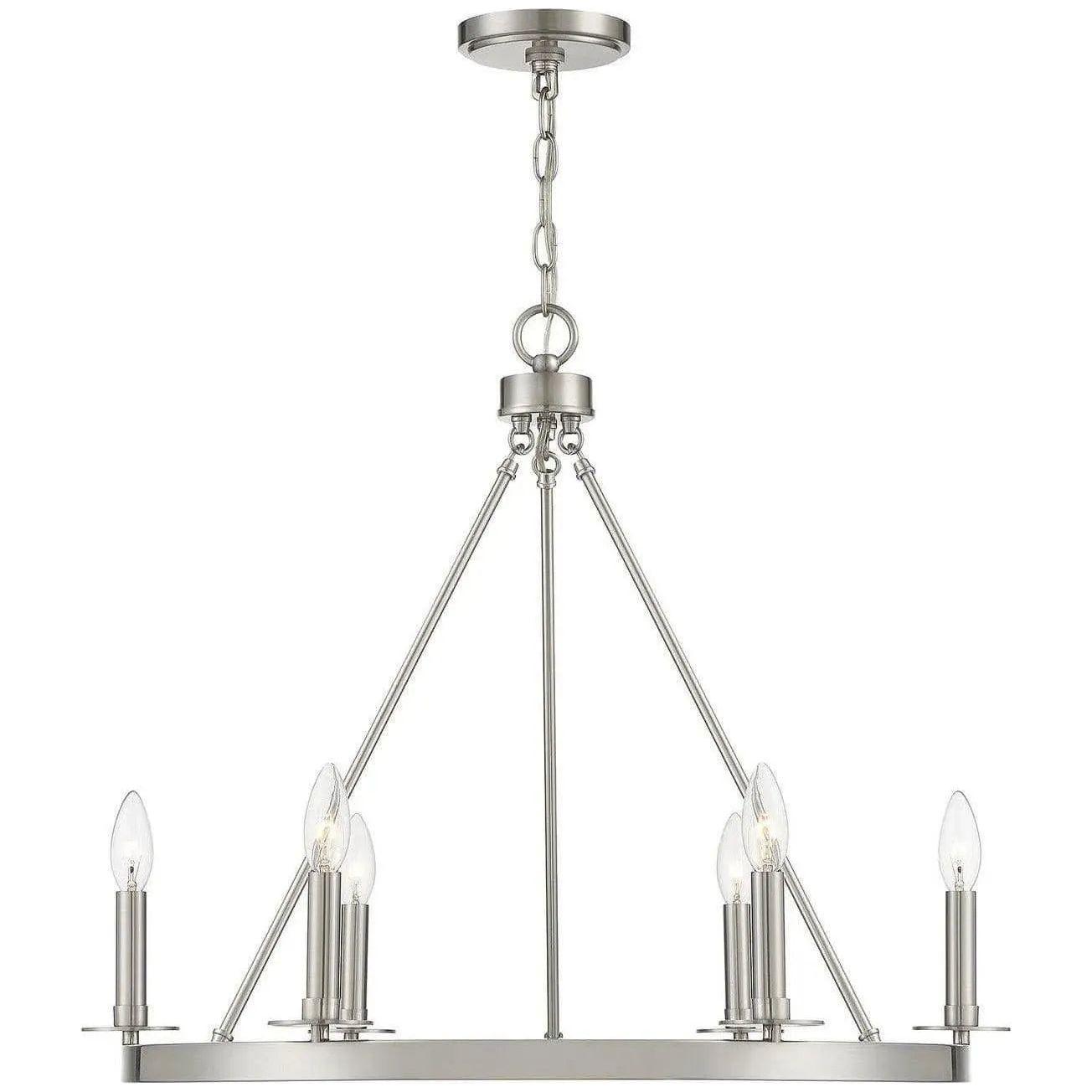 Meridian Lite Trends - Meridian Six Light Chandelier - M10093BN | Montreal Lighting & Hardware