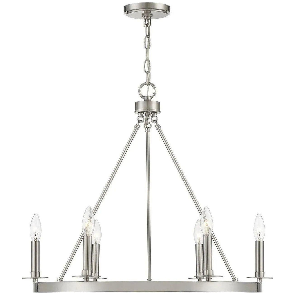 Meridian Lite Trends - Meridian Six Light Chandelier - M10093BN | Montreal Lighting & Hardware