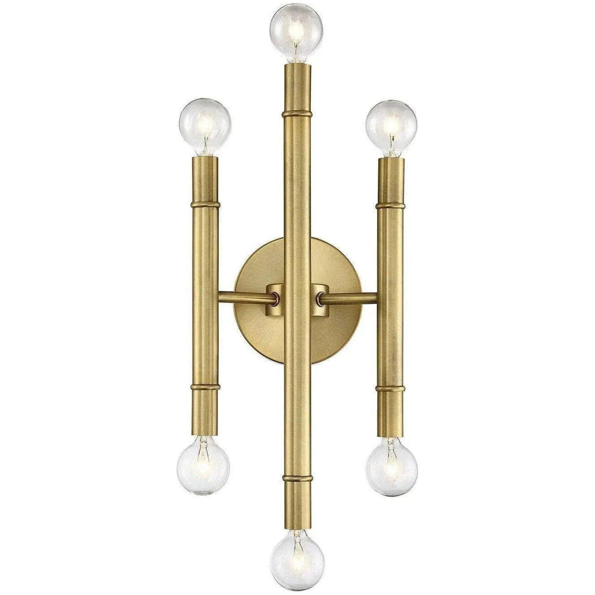 Meridian Lite Trends - Meridian Six Light Wall Sconce - M90018NB | Montreal Lighting & Hardware