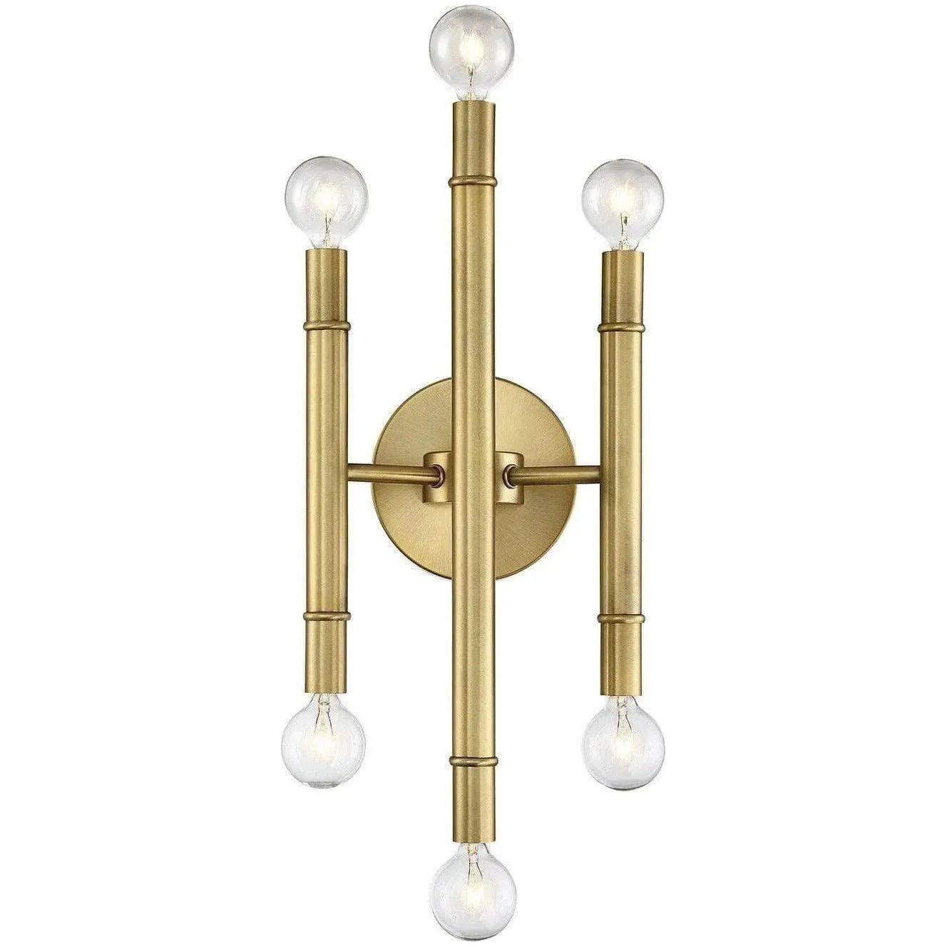 Meridian Lite Trends - Meridian Six Light Wall Sconce - M90018NB | Montreal Lighting & Hardware