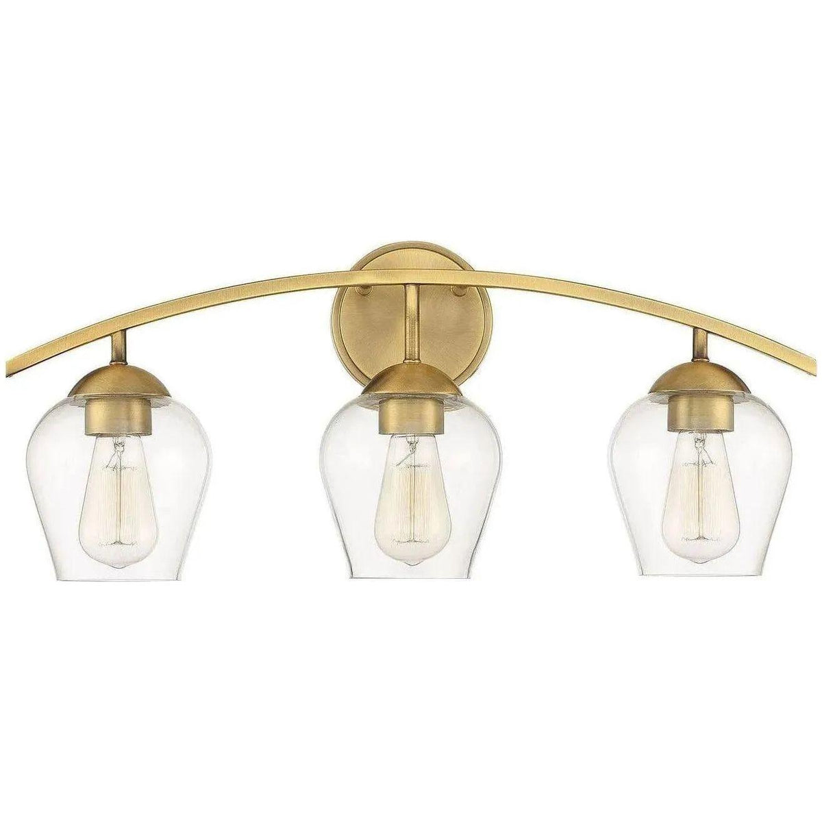 Meridian Lite Trends - Meridian Three Light Bath Bar - M80032NB | Montreal Lighting & Hardware