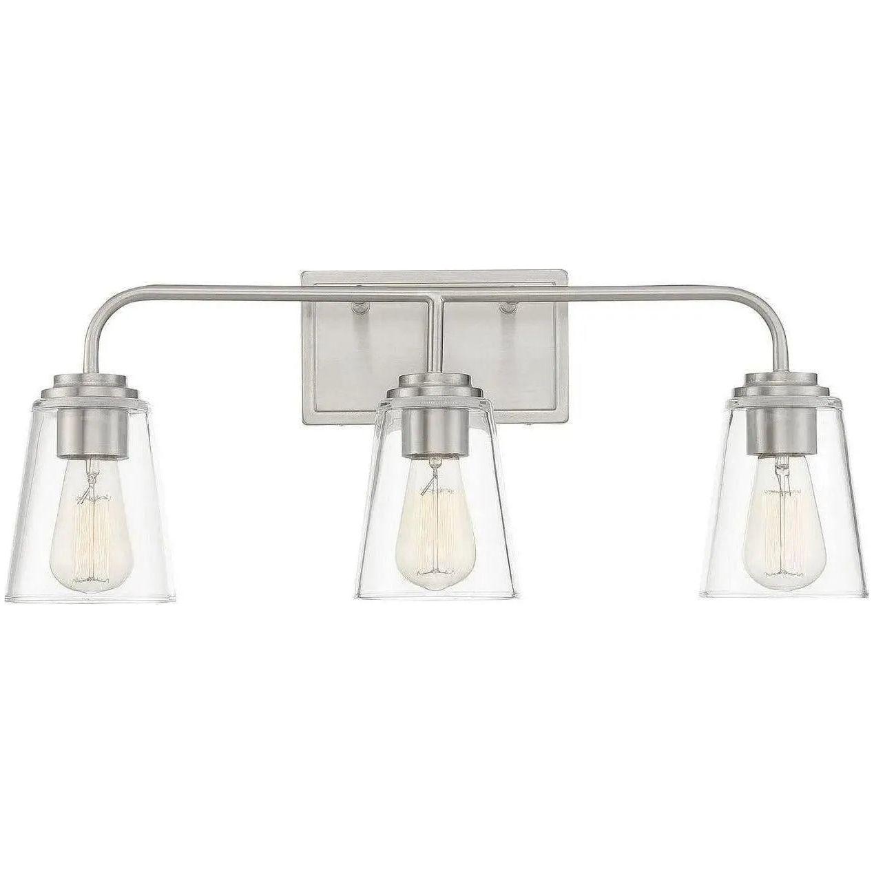 Meridian Lite Trends - Meridian Three Light Bath Bar - M80044BN | Montreal Lighting & Hardware