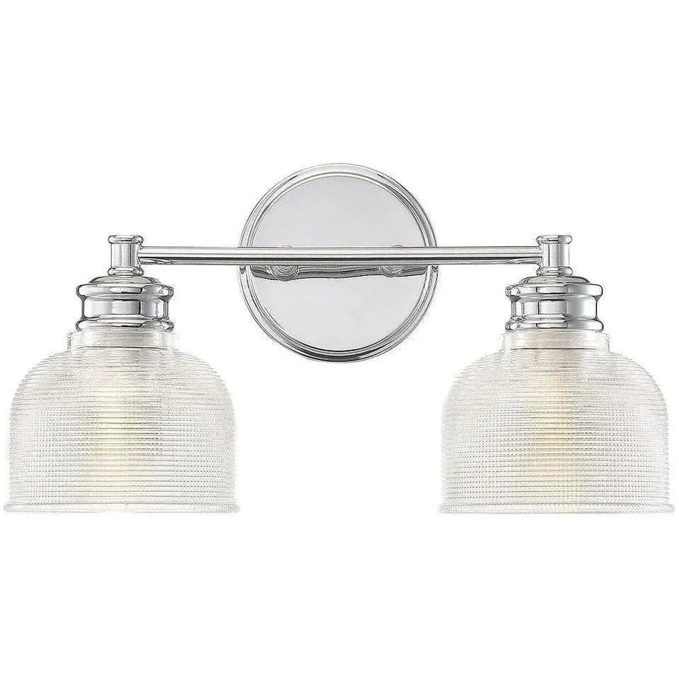 Meridian Lite Trends - Meridian Two Light Bath Bar - M80034CH | Montreal Lighting & Hardware