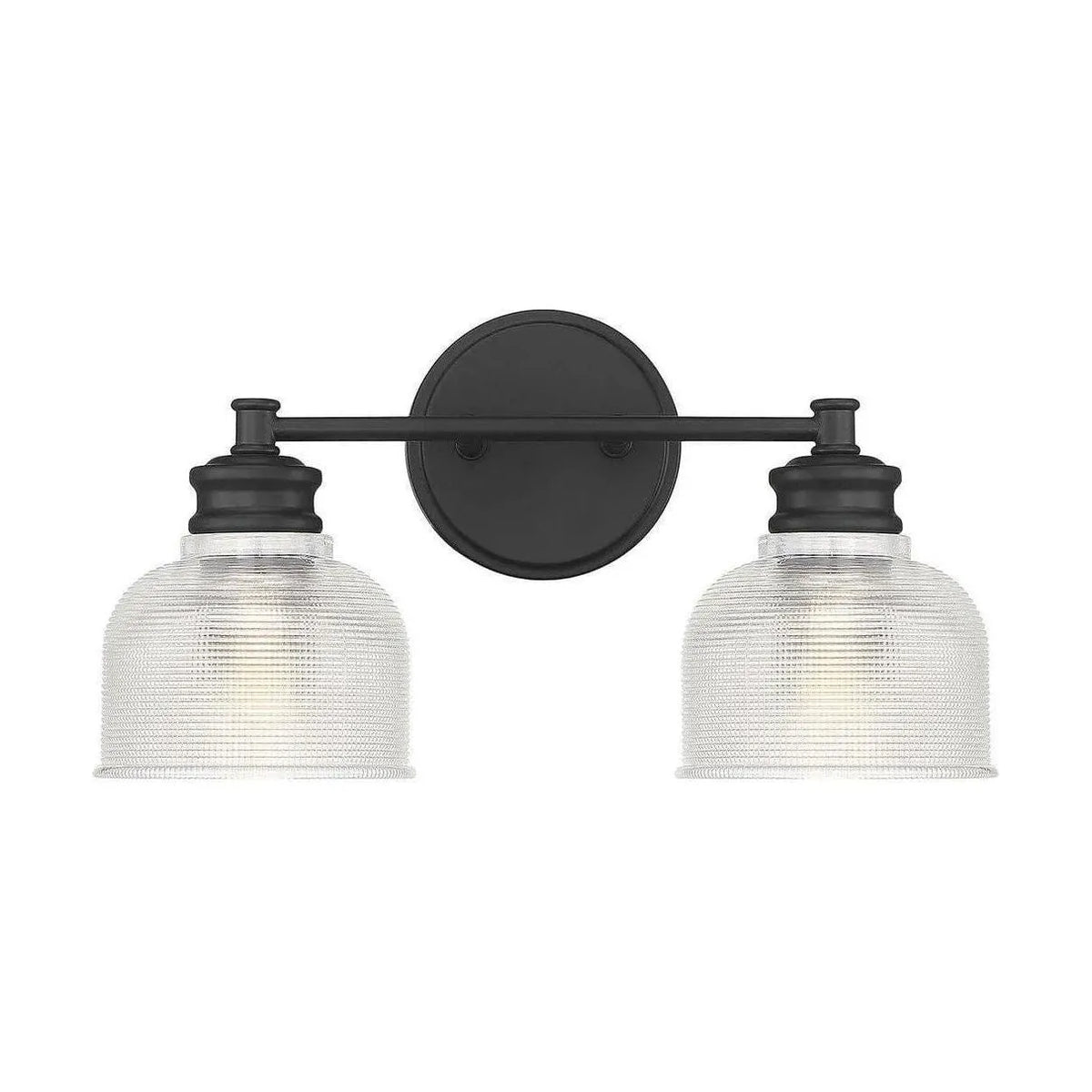 Meridian Lite Trends - Meridian Two Light Bath Bar - M80034MBK | Montreal Lighting & Hardware
