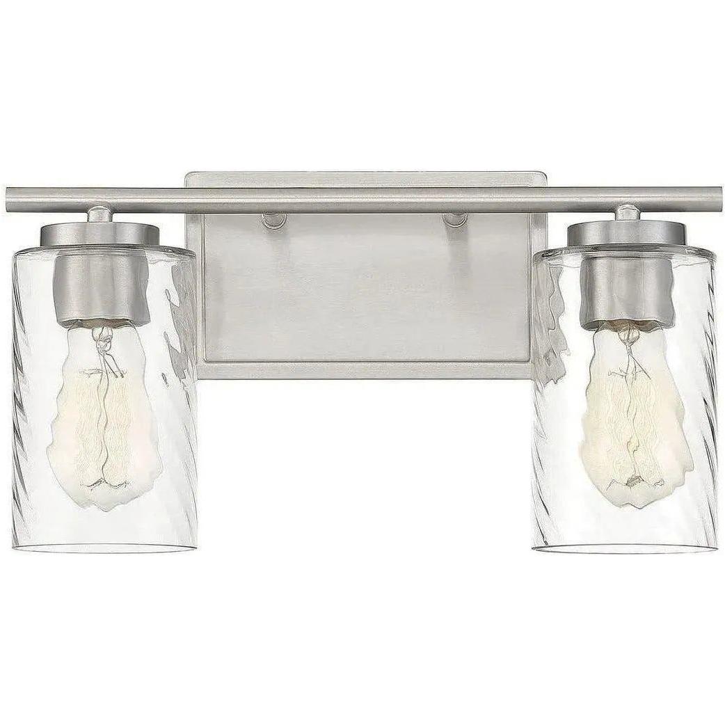 Meridian Lite Trends - Meridian Two Light Bath Bar - M80037BN | Montreal Lighting & Hardware