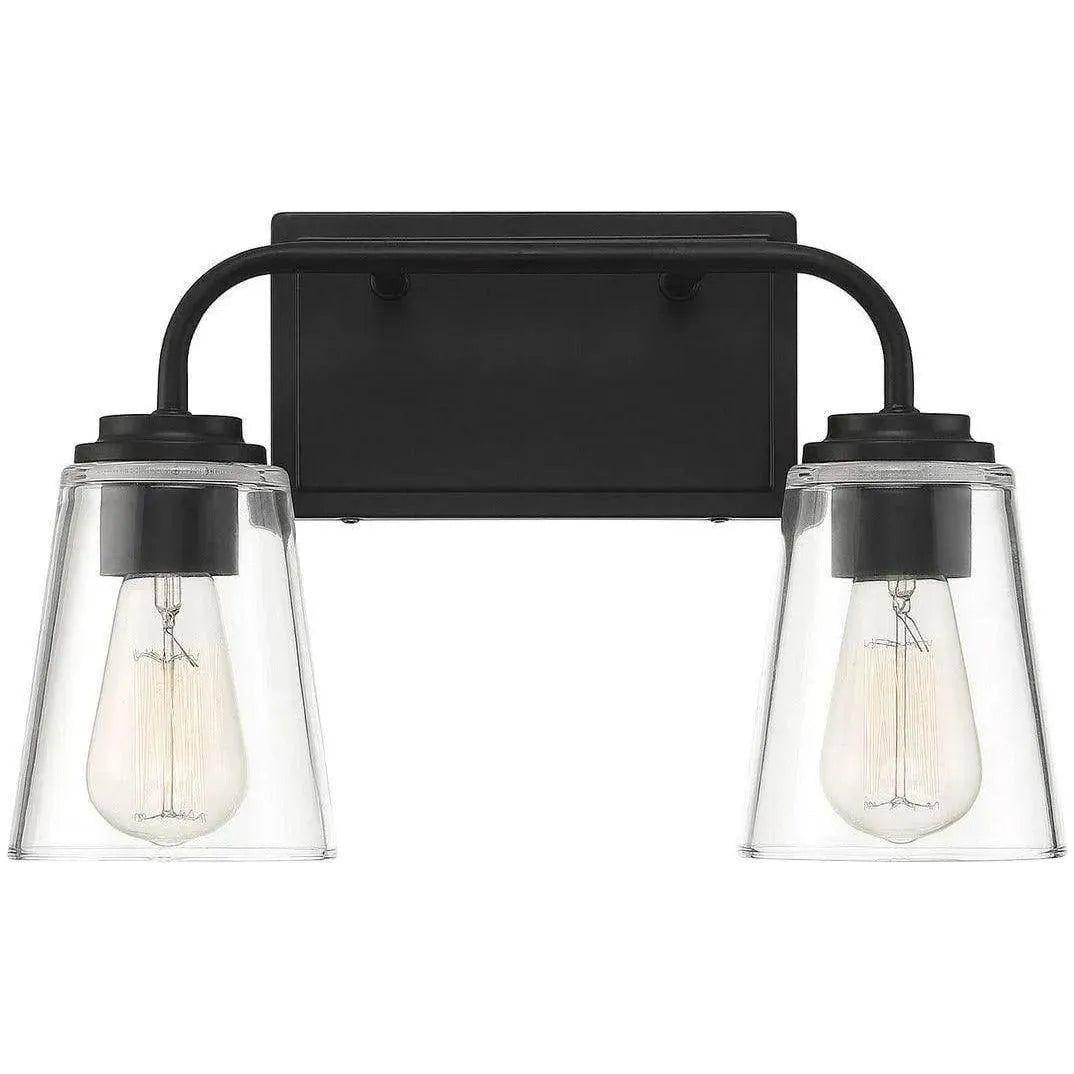 Meridian Lite Trends - Meridian Two Light Bath Bar - M80043BN | Montreal Lighting & Hardware