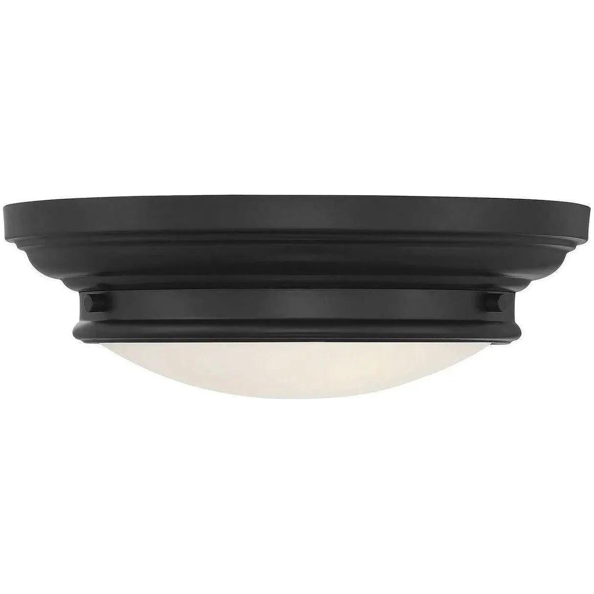 Meridian Lite Trends - Meridian Two Light Flush Mount - M60063BN | Montreal Lighting & Hardware