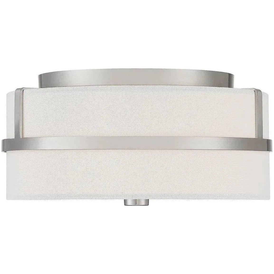 Meridian Lite Trends - Meridian Two Light Flush Mount - M60065BN | Montreal Lighting & Hardware