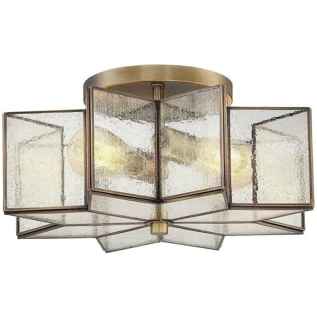 Meridian Lite Trends - Meridian Two Light Semi Flush Mount - M60004NB | Montreal Lighting & Hardware