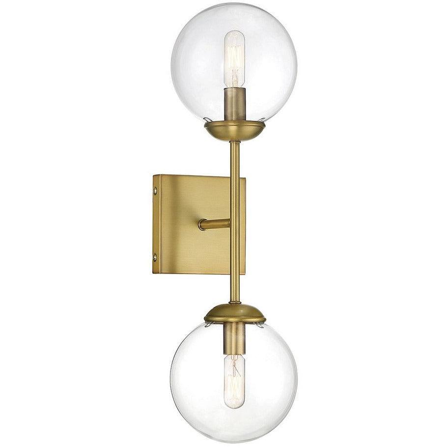 Meridian Lite Trends - Meridian Two Light Wall Sconce - M90001NB | Montreal Lighting & Hardware