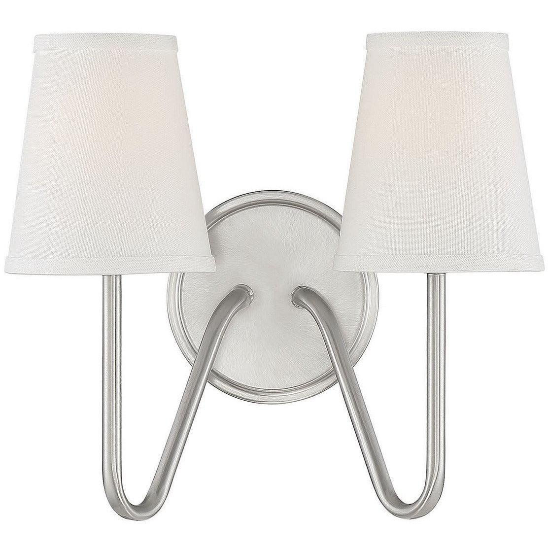 Meridian Lite Trends - Meridian Two Light Wall Sconce - M90055BN | Montreal Lighting & Hardware