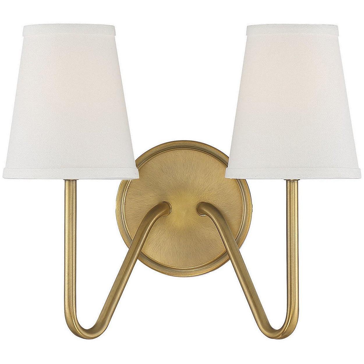 Meridian Lite Trends - Meridian Two Light Wall Sconce - M90055NB | Montreal Lighting & Hardware