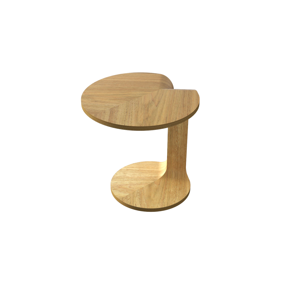 Accord Lighting F1013.09 Bloom Accord Side Table in Louro Freijo
