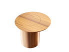Accord Lighting F1044.12 Cylindrical Accord Side Table in Teak