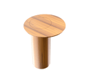 Accord Lighting F1043.12 Cylindrical Accord Side Table in Teak