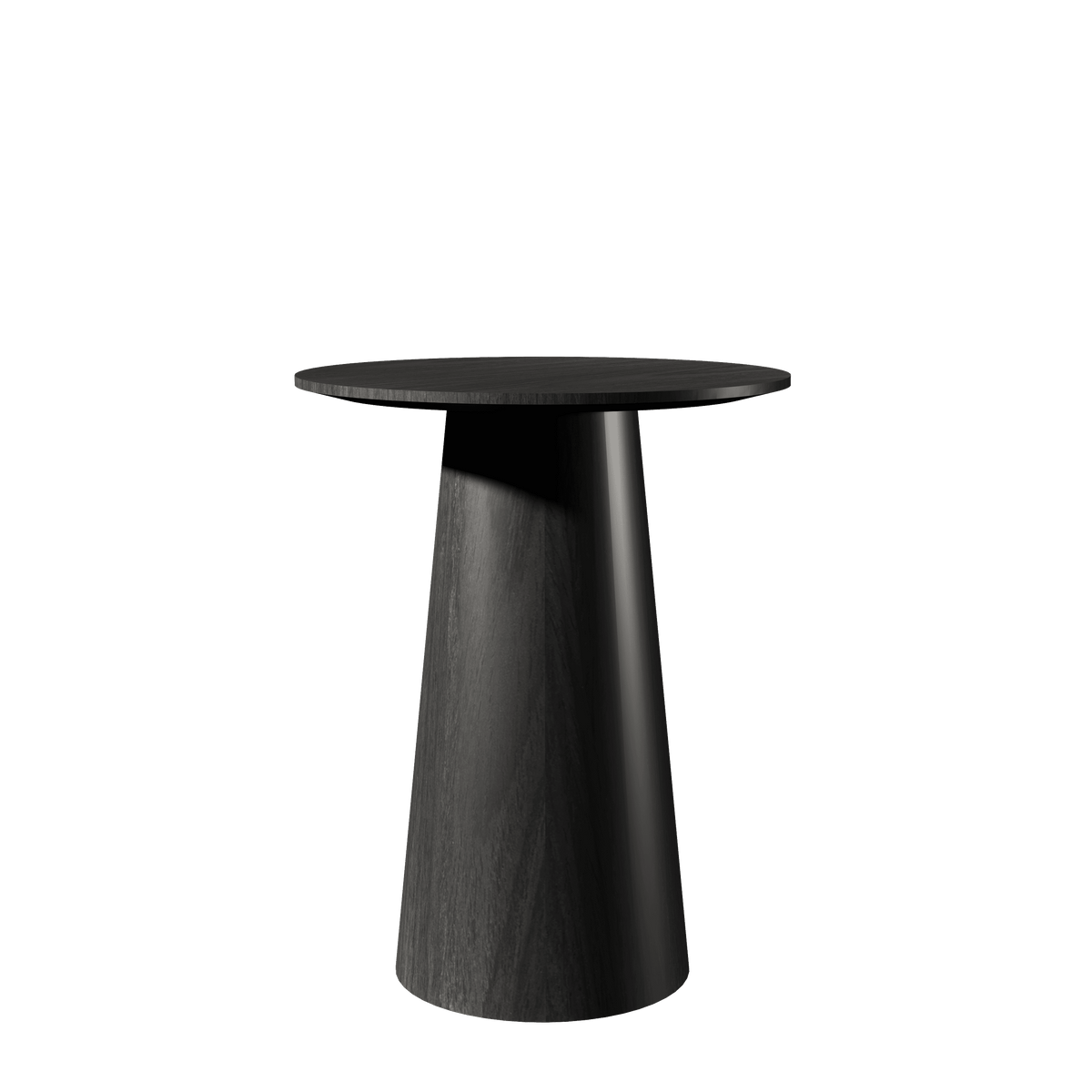 Accord Lighting F1052.44 Conic Accord Side Table Flat Top in Charcoal