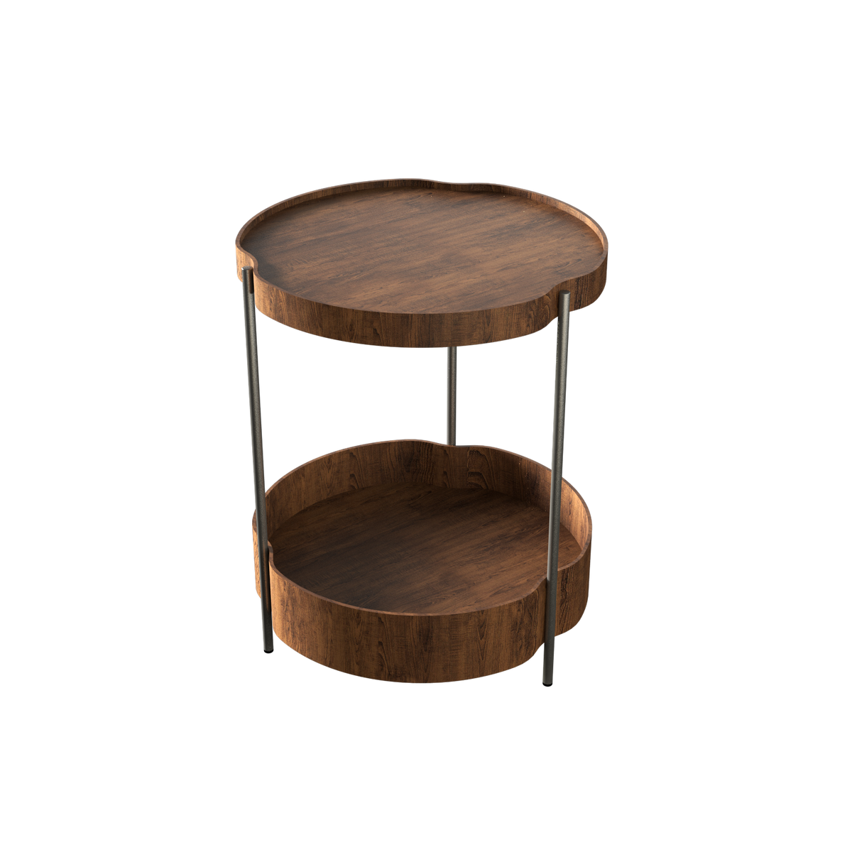 Accord Lighting - ACC-F1009.06 - Side Tables Accord Flow F1007 F1009 - Flow - Imbuia