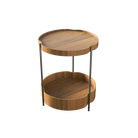Accord Lighting F1007.09 Flow Accord Side Table in Louro Freijo