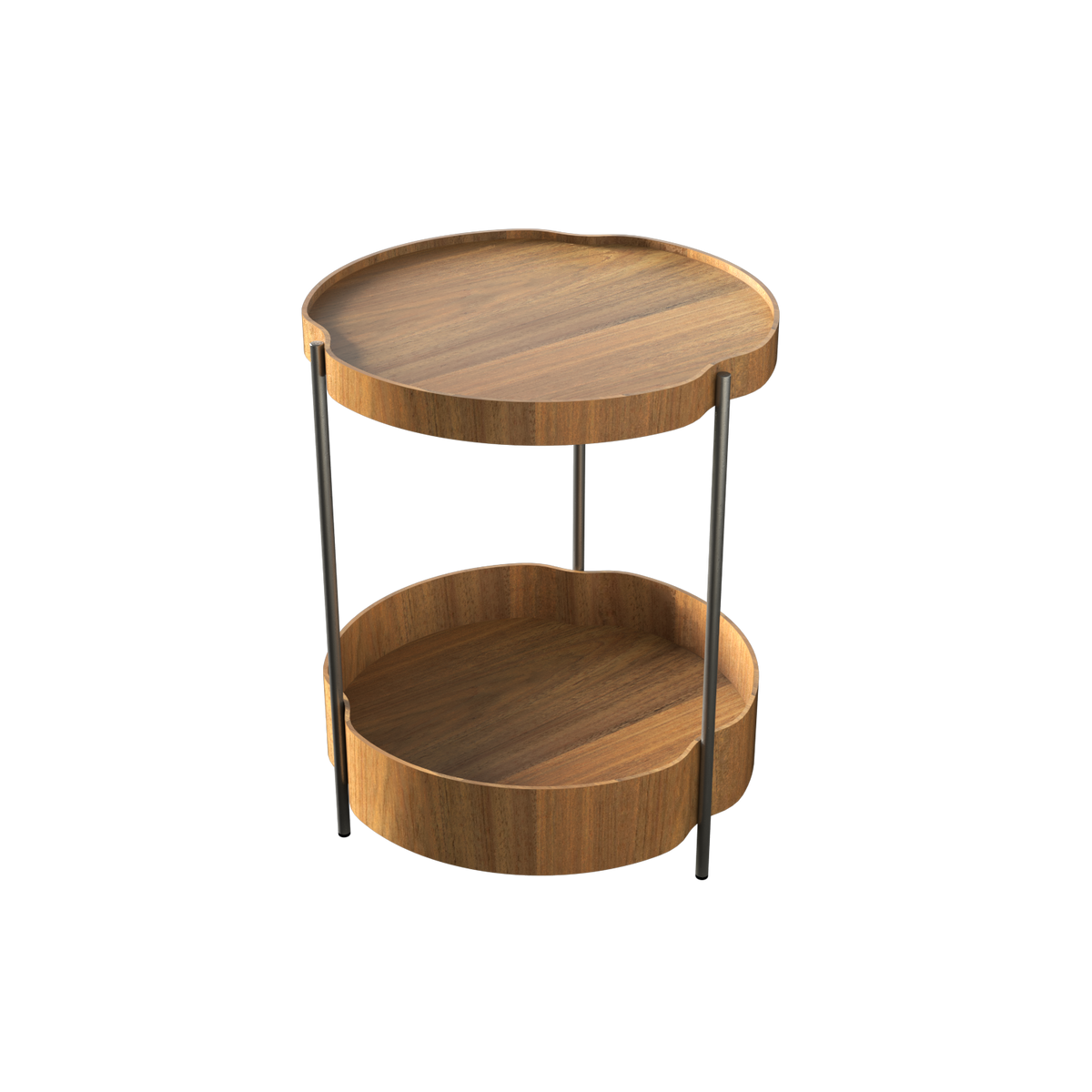 Accord Lighting F1007.09 Flow Accord Side Table in Louro Freijo