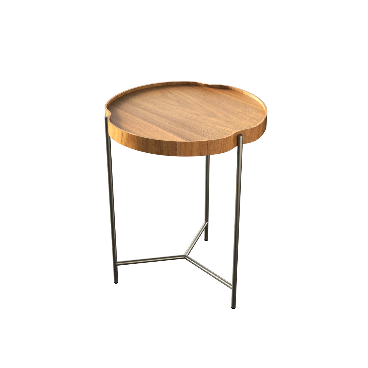 Accord Lighting F1006.09 Flow Accord Side Table in Louro Freijo