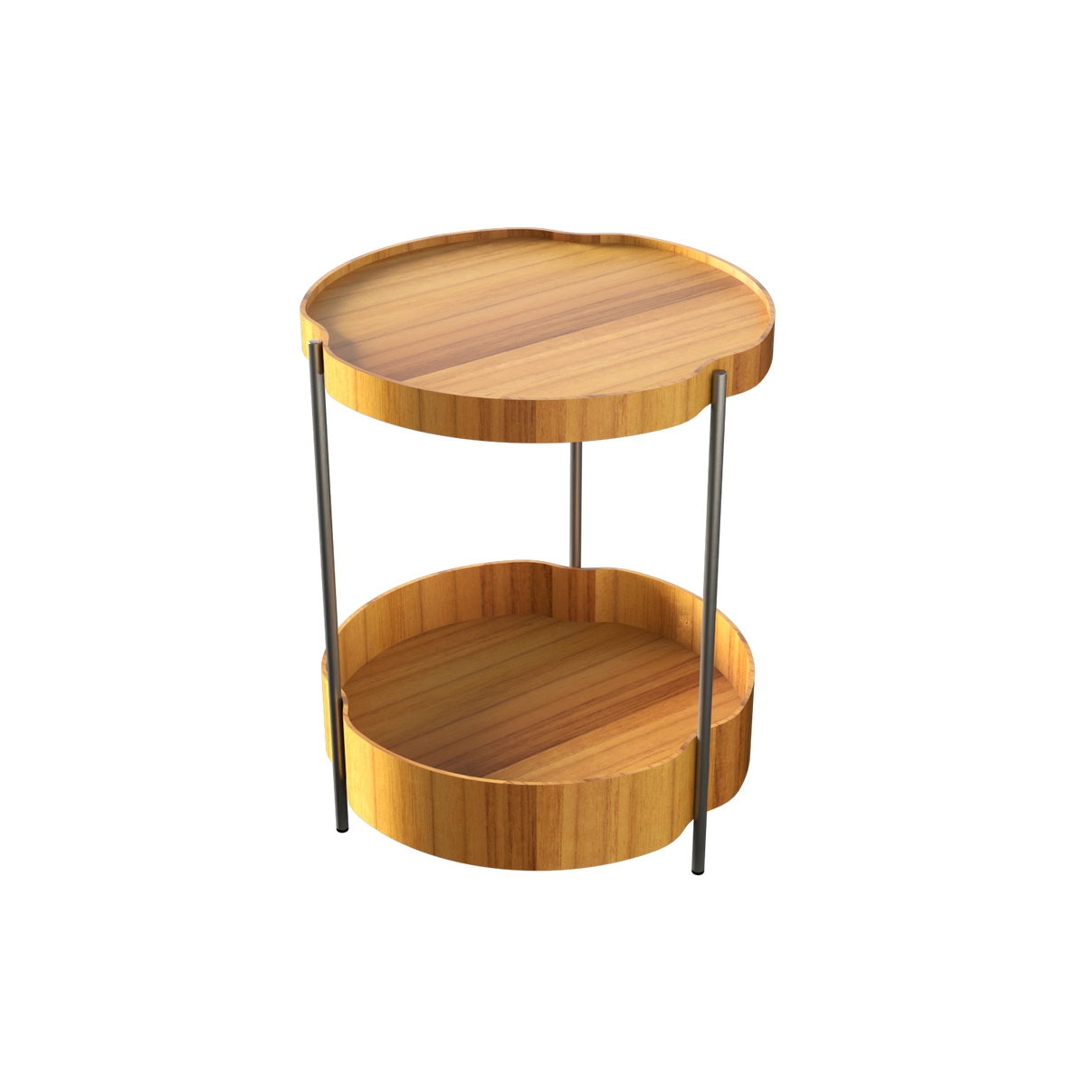 Accord Lighting F1007.12 Flow Accord Side Table in Teak
