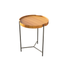 Accord Lighting F1006.12 Flow Accord Side Table in Teak