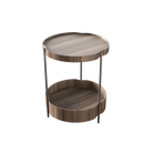 Accord Lighting F1007.18 Flow Accord Side Table in American Walnut