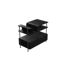 Table de chevet Accord Lighting F1029.44 Cascade Accord couleur anthracite