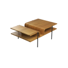 Accord Lighting F1025.09 Cascade Accord Coffee Table in Louro Freijo