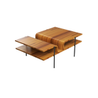 Accord Lighting F1025.12 Cascade Accord Coffee Table in Teak