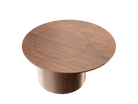 Accord Lighting F1045.06 Cylindrical Accord Coffee Table in Imbuia