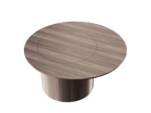 Accord Lighting F1045.18 Cylindrical Accord Coffee Table in American Walnut