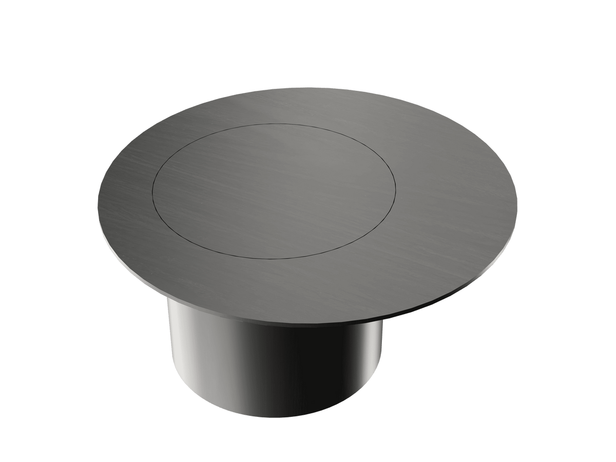 Accord Lighting F1045.44 Cylindrical Accord Coffee Table in Charcoal