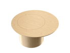 Accord Lighting F1045.45 Cylindrical Accord Coffee Table in Sand
