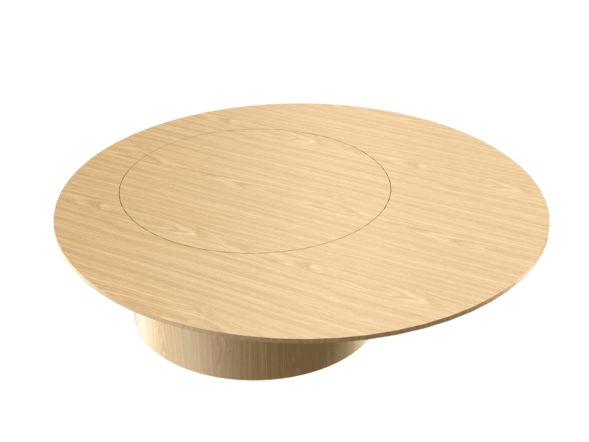 Accord Lighting F1046.45 Cylindrical Accord Coffee Table in Sand