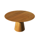 Table de salle à manger conique Accord Lighting F1020.09 Accord en Louro Freijo