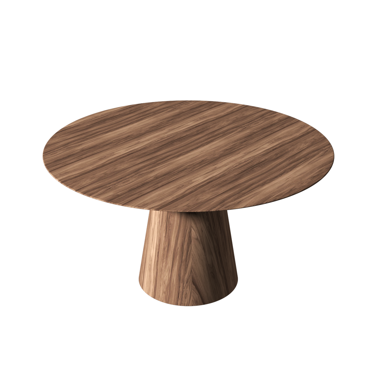Table de salle à manger Accord Lighting F1020.18 Conic Accord en noyer américain