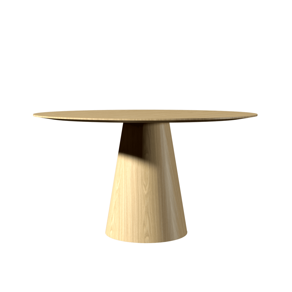 Table de salle à manger Accord Lighting F1056.45 Conic Accord, plateau plat, couleur sable