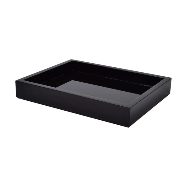 Plateau moyen noir glacé