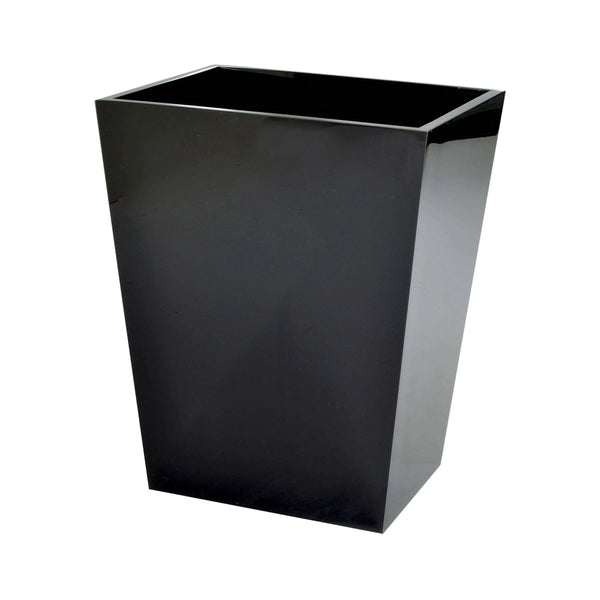Ice Black Wastebasket