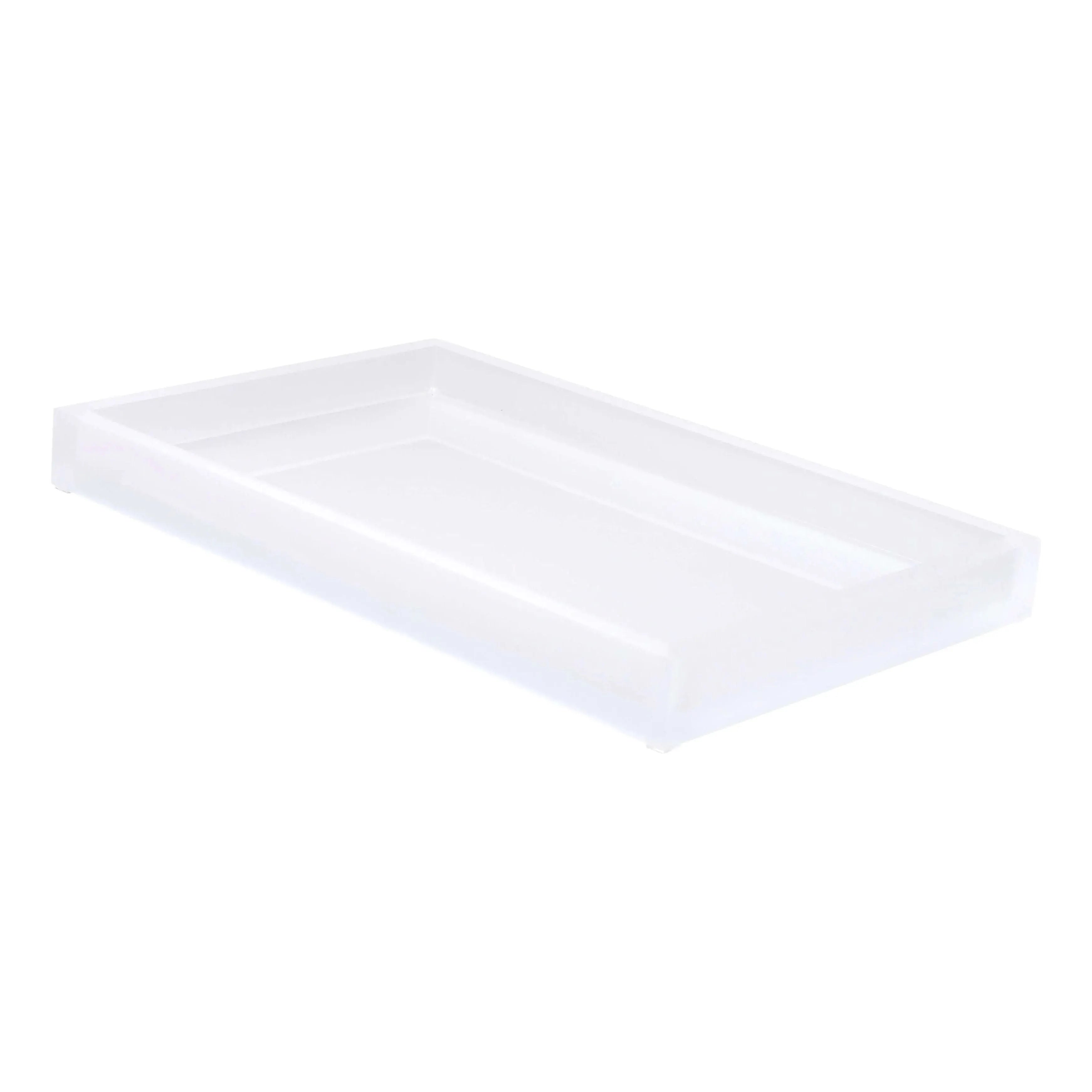 Mike + Ally - Ice Frosted Snow Large Vanity Tray - 31117 | Montreal Lighting & Hardware