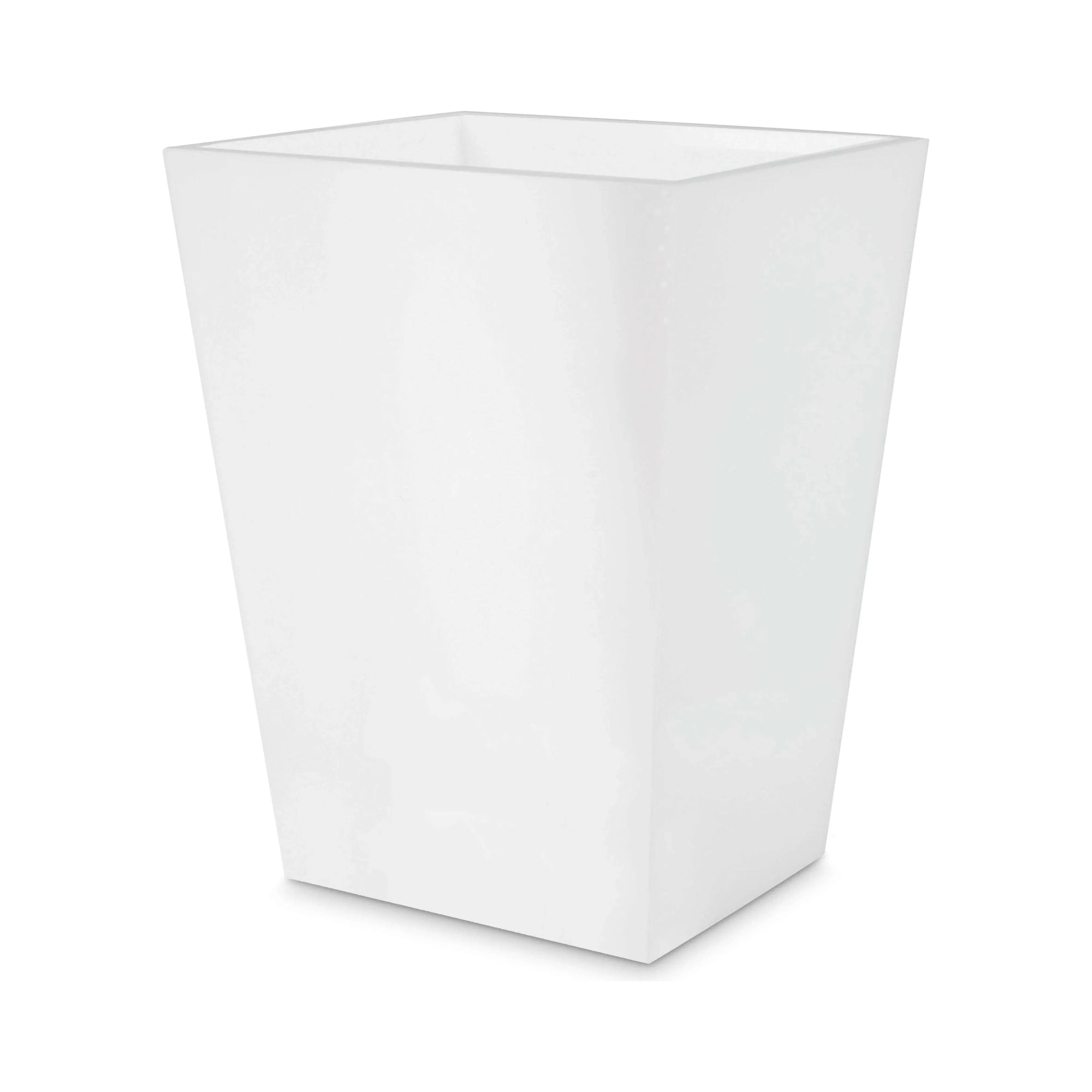 Mike + Ally - Ice White Wastebasket - 31662 | Montreal Lighting & Hardware