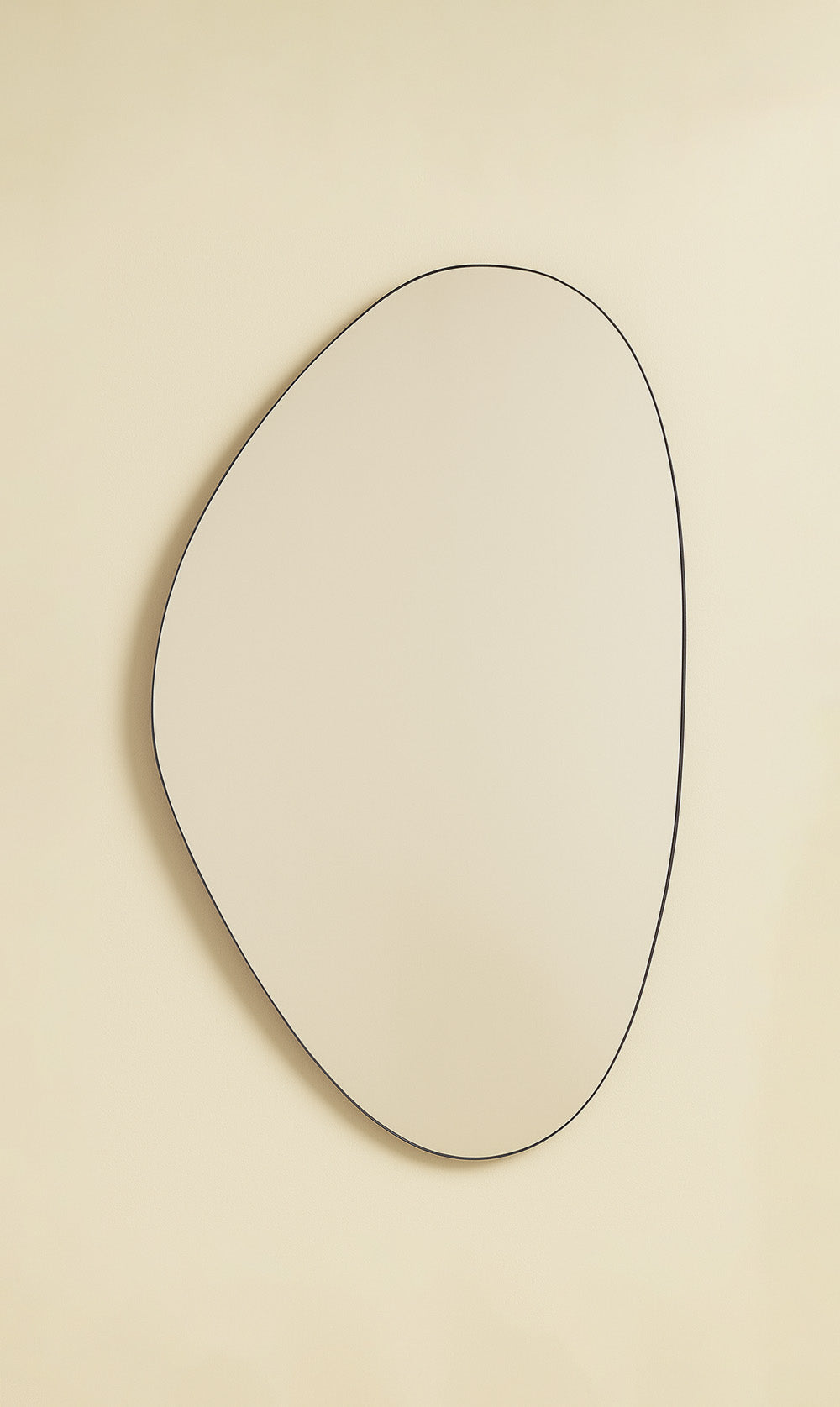 Dounia Home - DH-ALIORGMIR-SM-MGM - Alia Organic Mirror - Matte Gun Metal