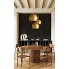 Dounia Home - DH-MISMULGLO-SM-PC - Mishal Multi-Globe Chandelier - Polished Copper