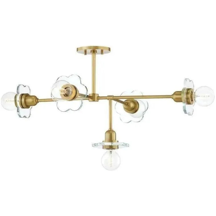 Mitzi - Alexa Chandelier - H357805-AGB | Montreal Lighting & Hardware