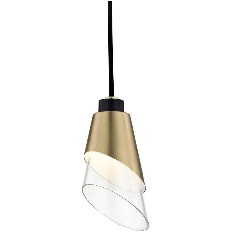 Mitzi - Angie Pendant - H130701-AGB/BK | Montreal Lighting & Hardware